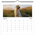 Designa egen fotokalender online – Skapa din kalender 2027 - 21x21 cm