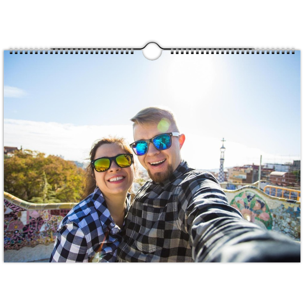Designa egen fotokalender online – Skapa din kalender 2027 - A4